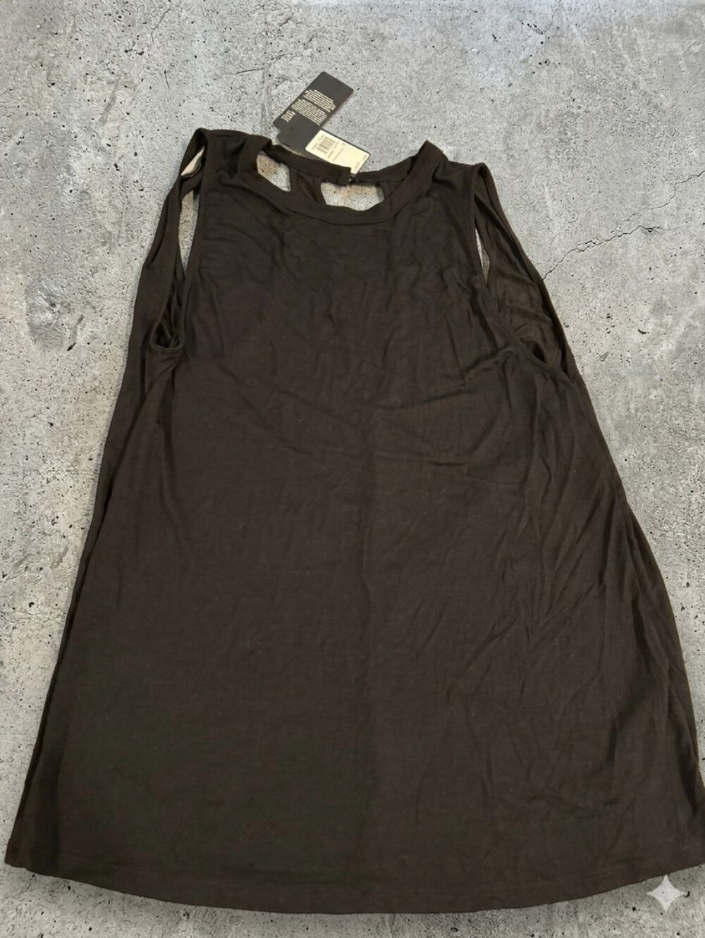Guess Women's Black Sleeveless Tank Top Size XS